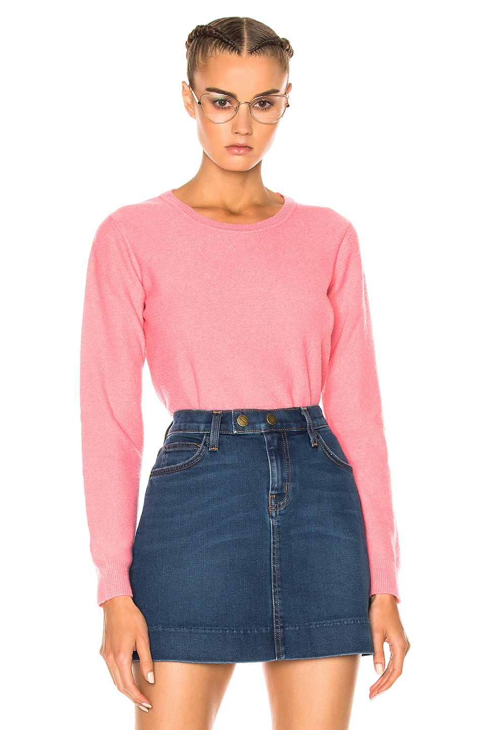 Image 1 of A.P.C. Vic Sweater in Rose Vif