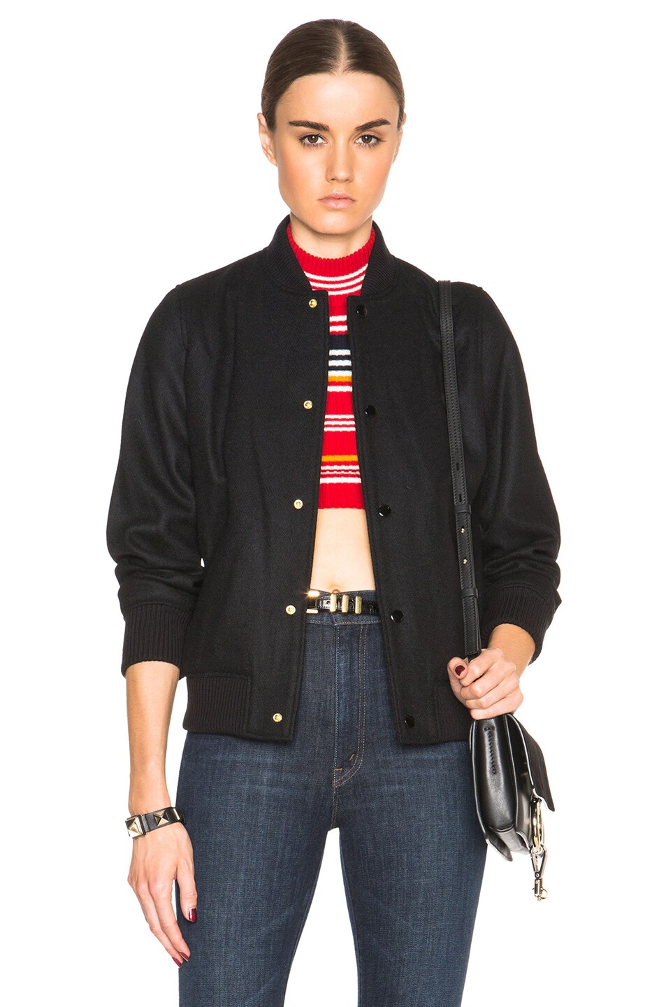 Image 1 of A.P.C. Avengers Teddy Jacket in Black