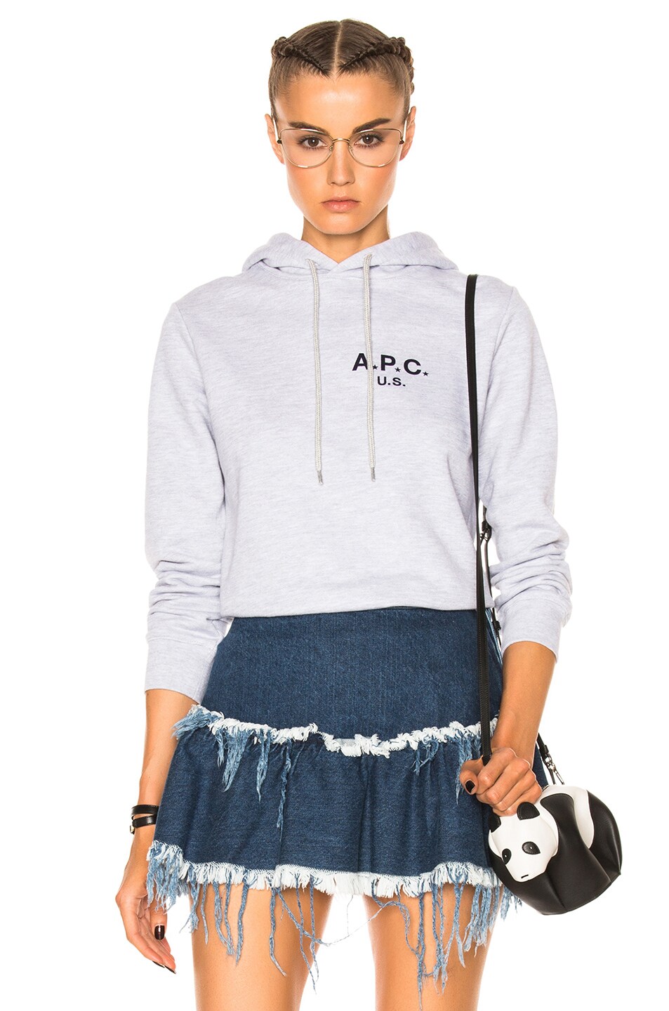 Image 1 of A.P.C. US Hoodie in Gray