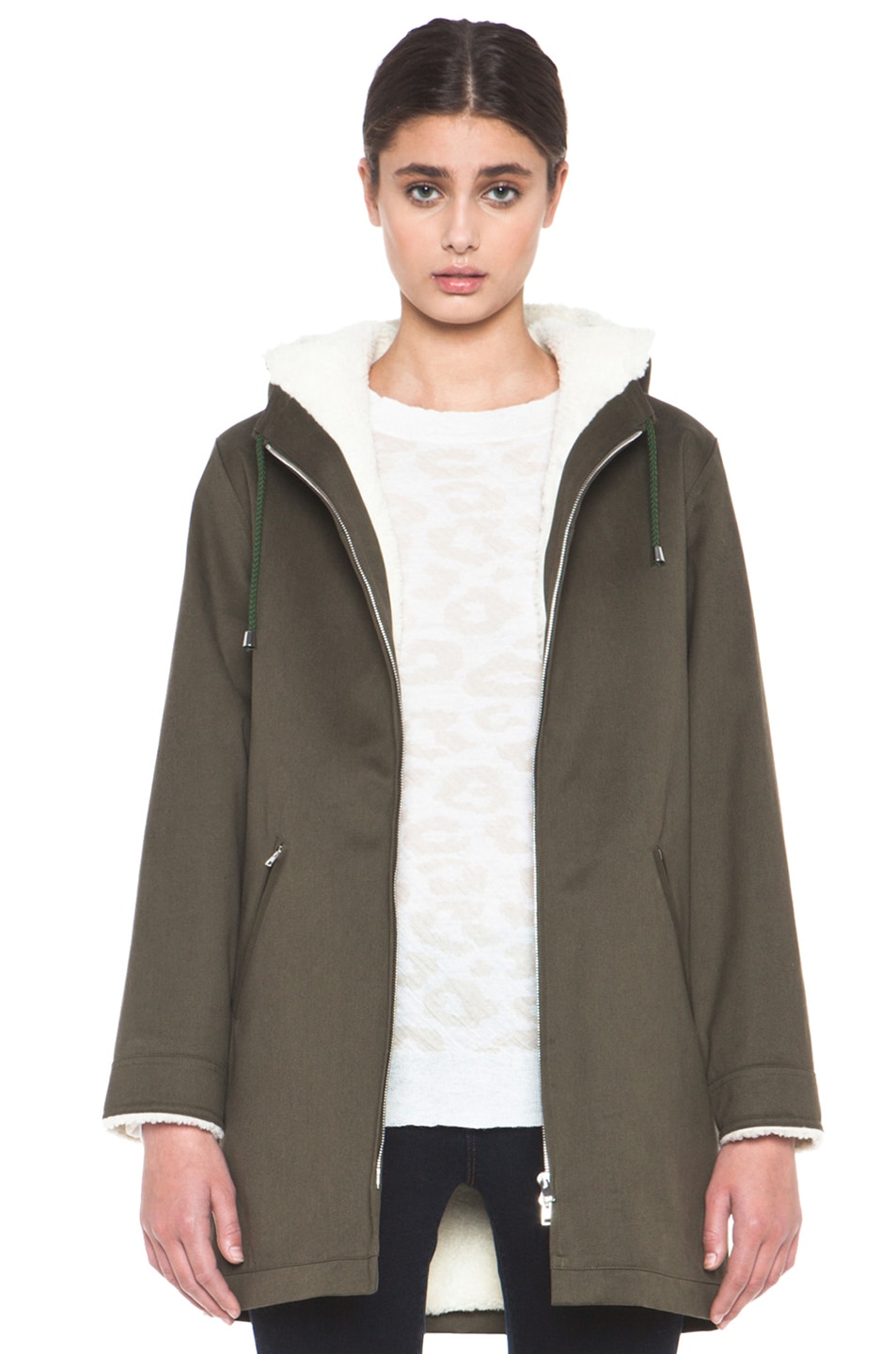 Image 1 of A.P.C. Parka in Military Khaki