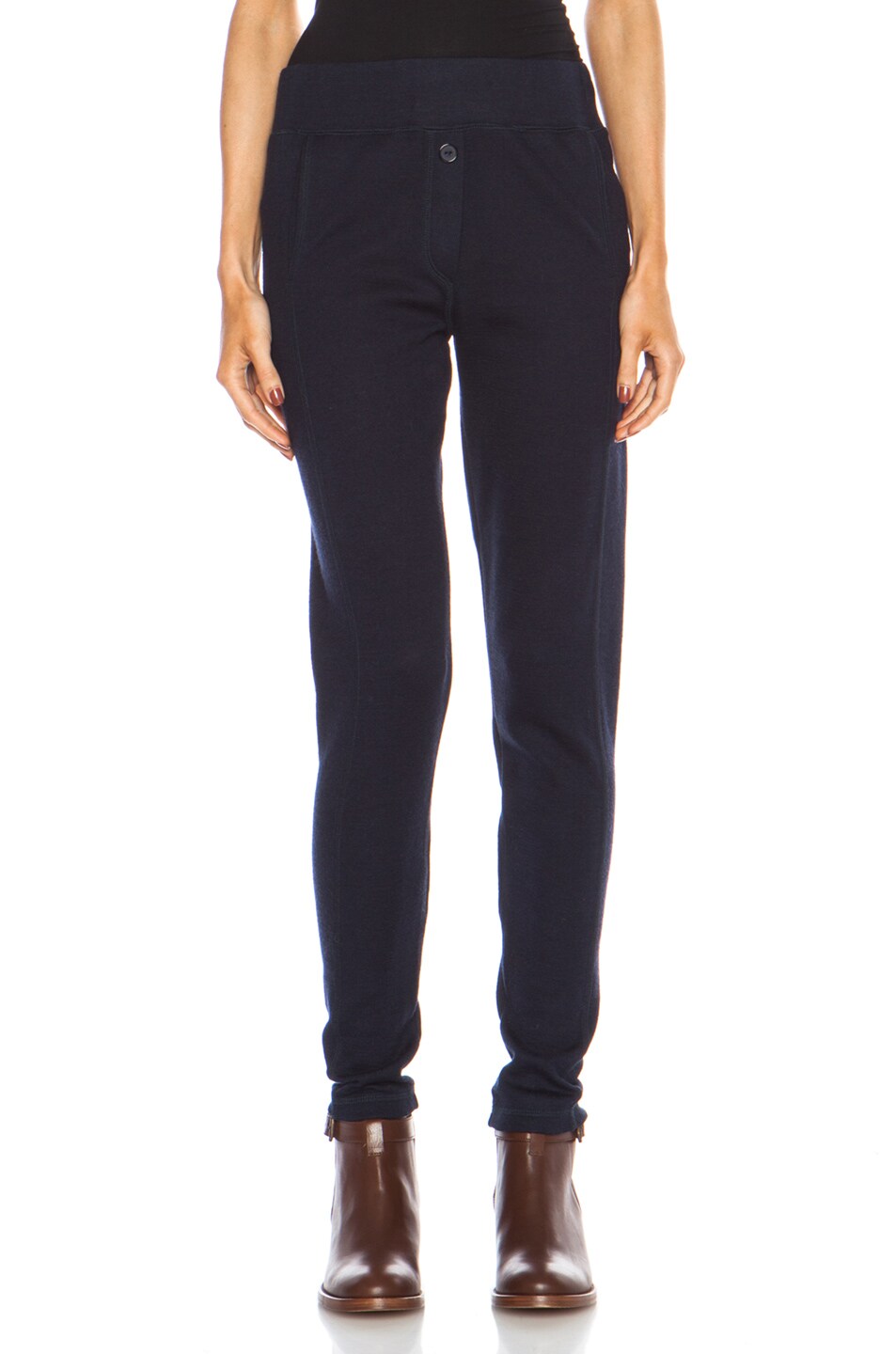 Image 1 of A.P.C. Denmark Jogging Cotton-Blend Pant in Marine