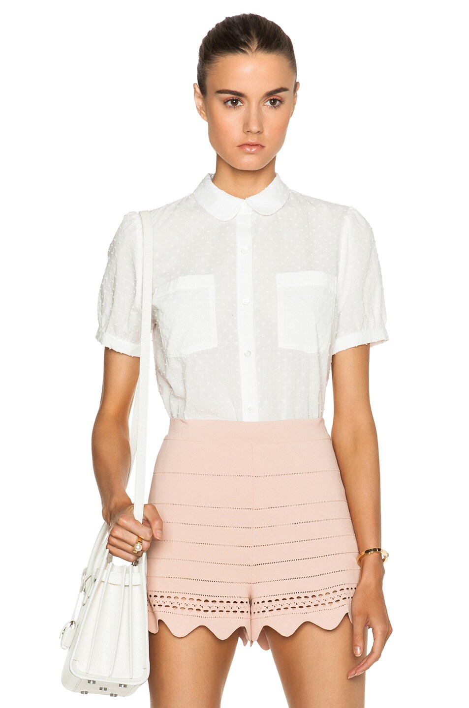 Image 1 of A.P.C. Sofia Top in Off White