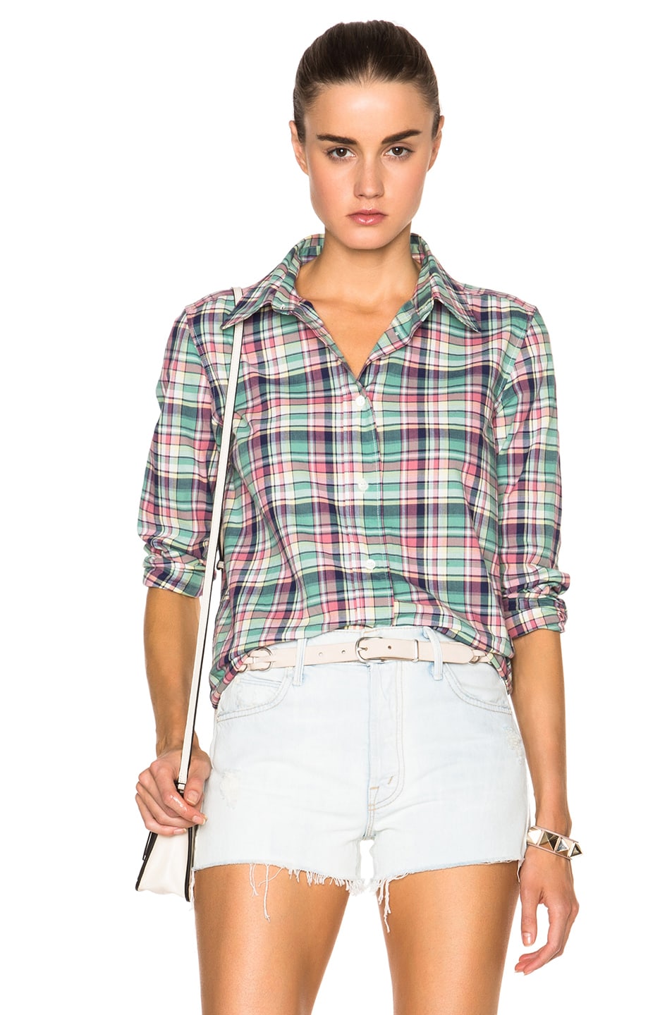 Image 1 of A.P.C. Mike Madras Plaid Shirt in Multi