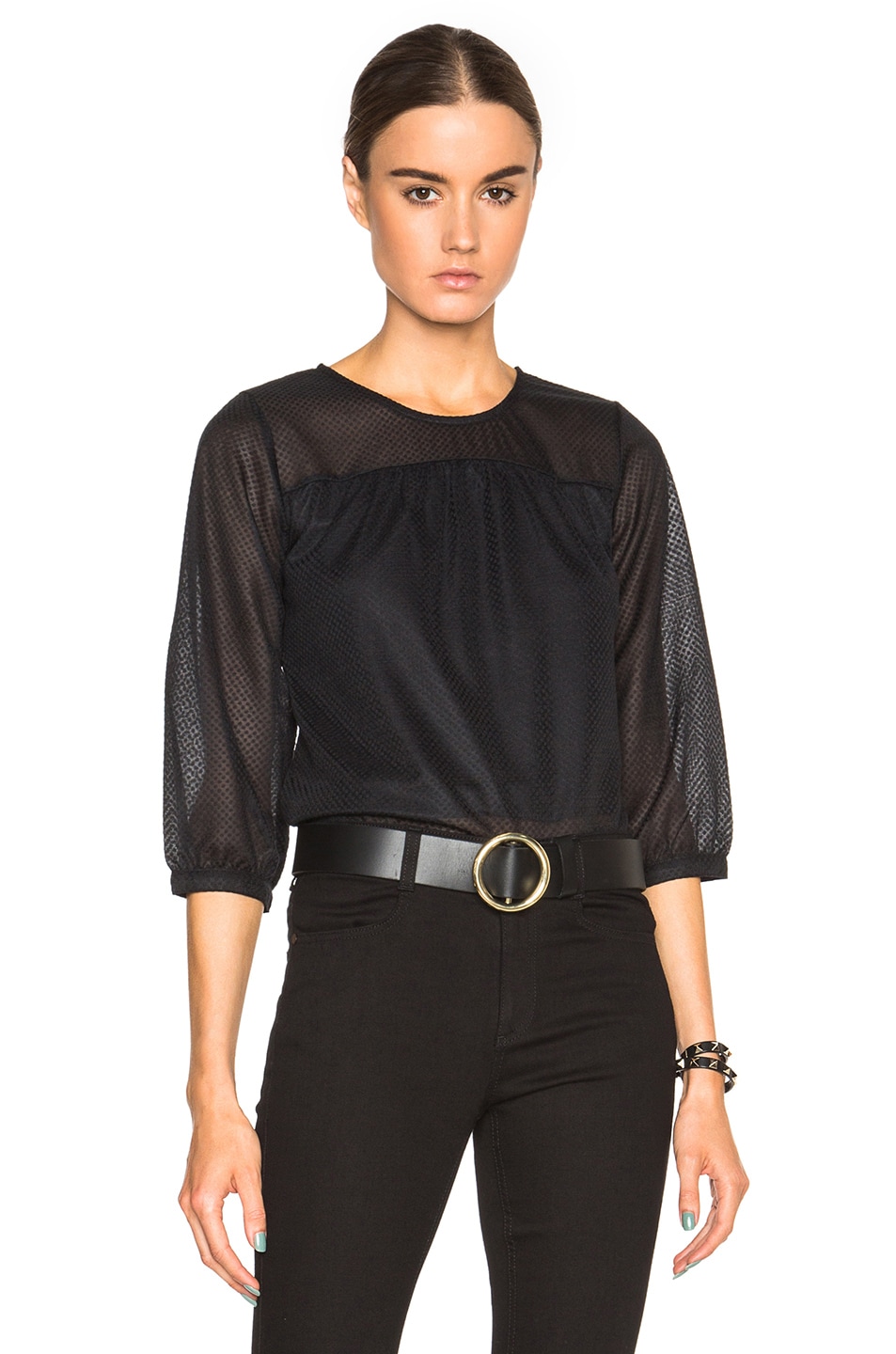 Image 1 of A.P.C. Naby Top in Black