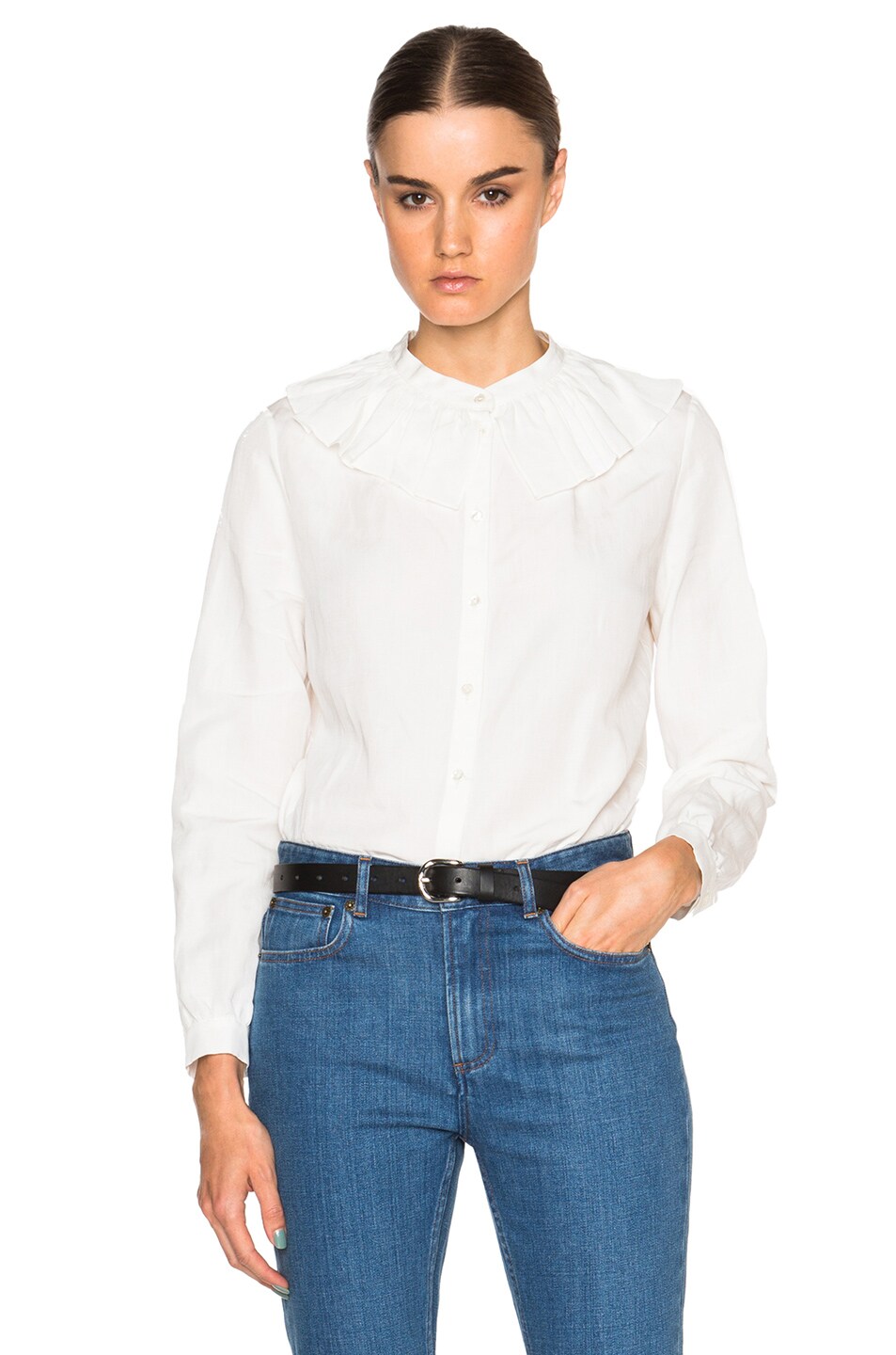 Image 1 of A.P.C. Sixtine Blouse in White