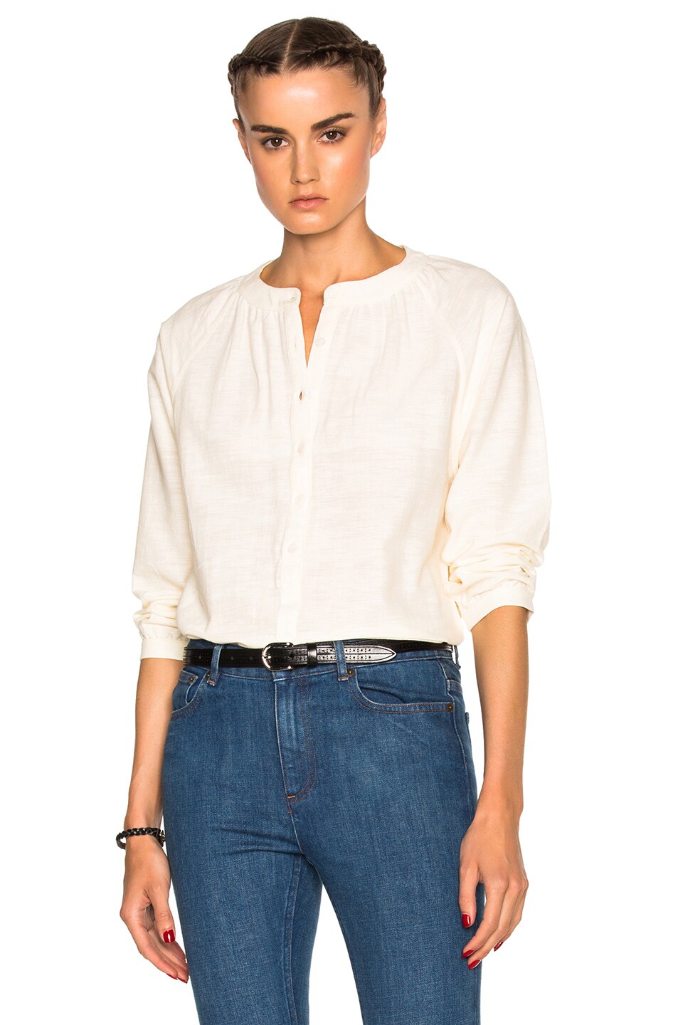 Image 1 of A.P.C. Laurie Blouse in White