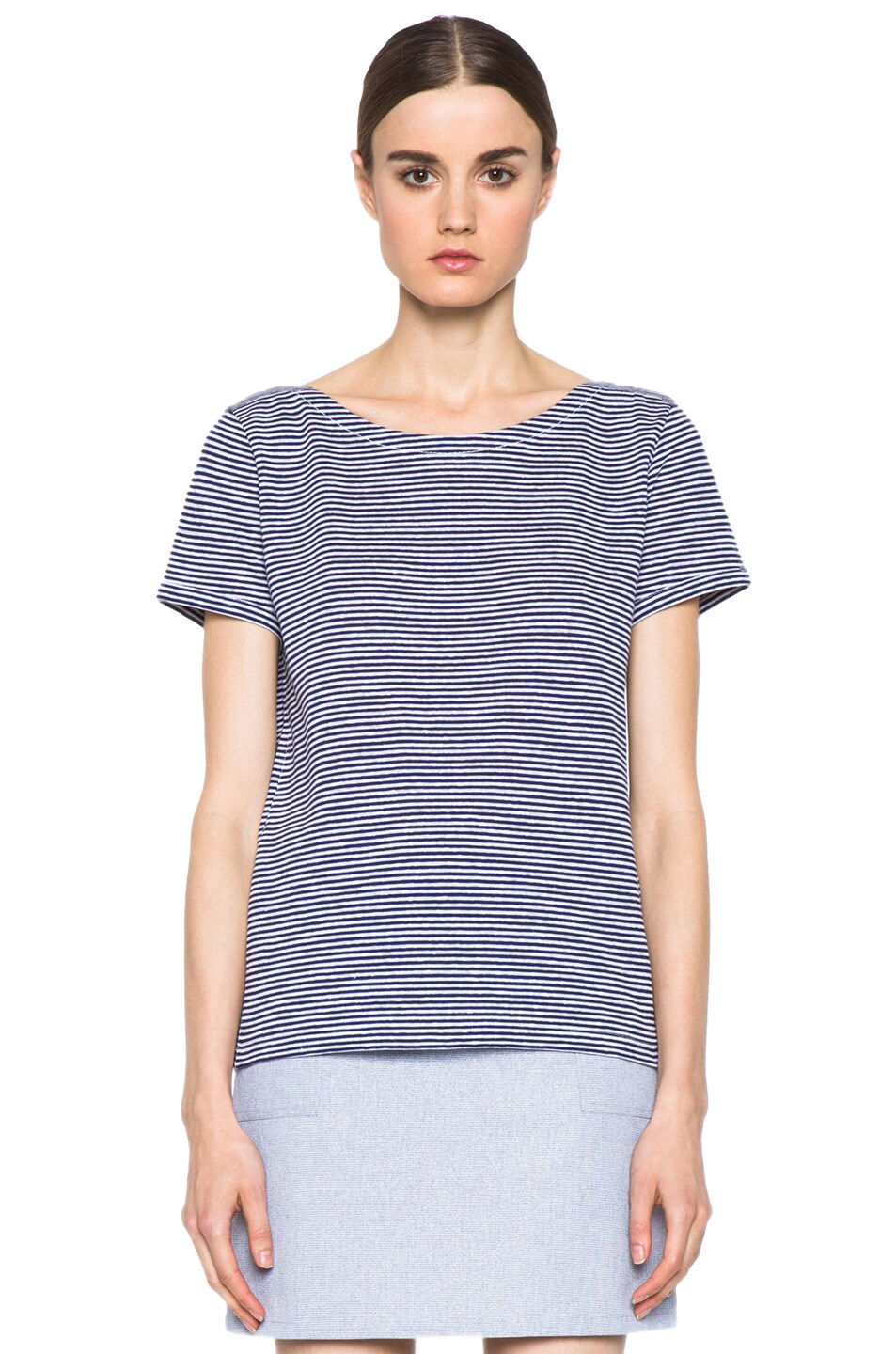 Image 1 of A.P.C. Jersey Graphique Top in Indigo