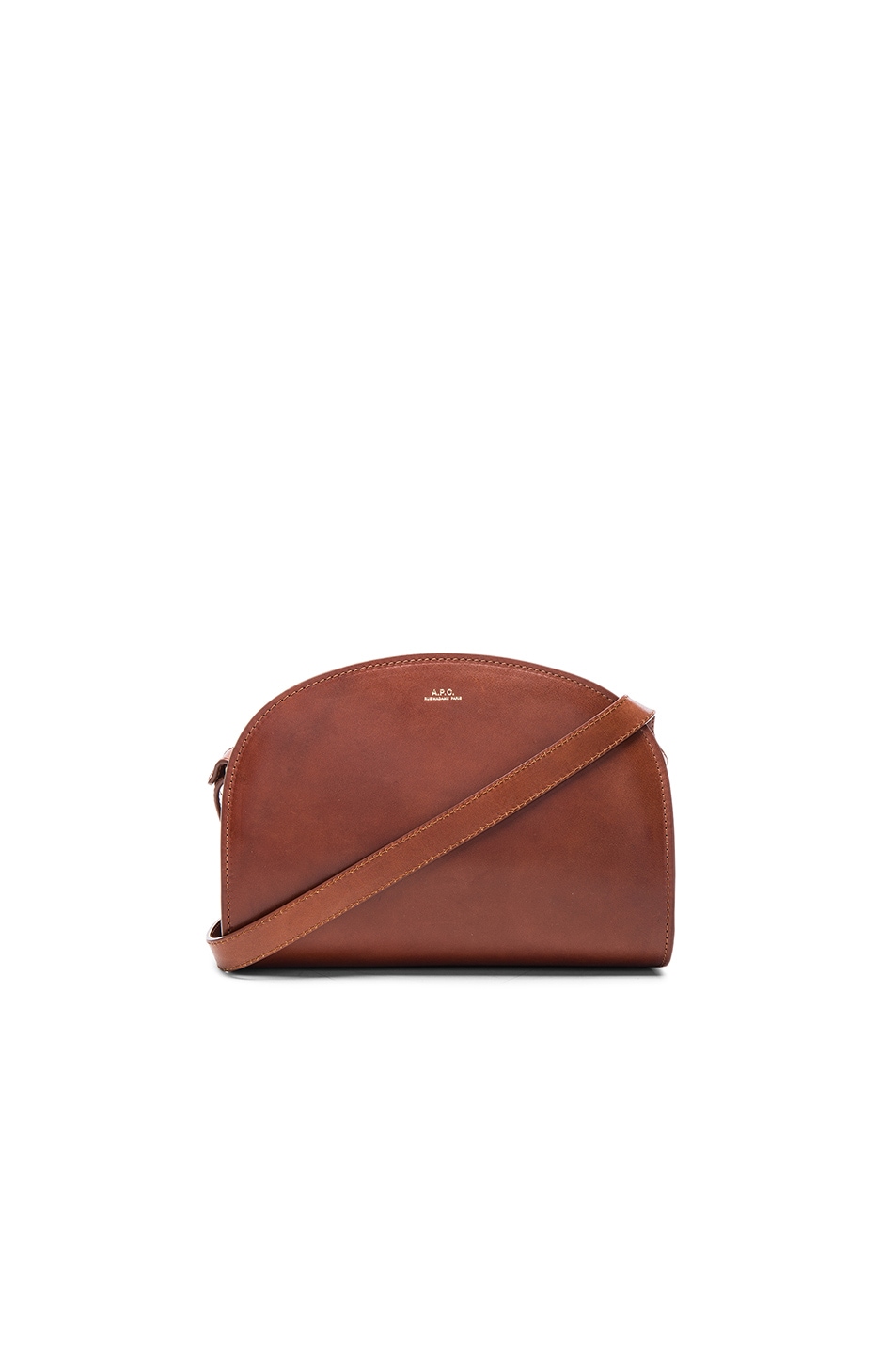 Image 1 of A.P.C. Demi Lune Bag in Noisette