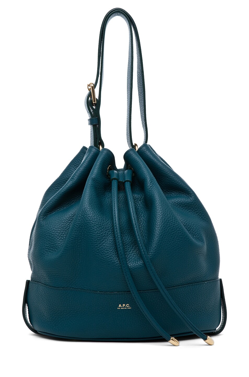 Image 1 of A.P.C. Bucket Handbag in Bleu Canard