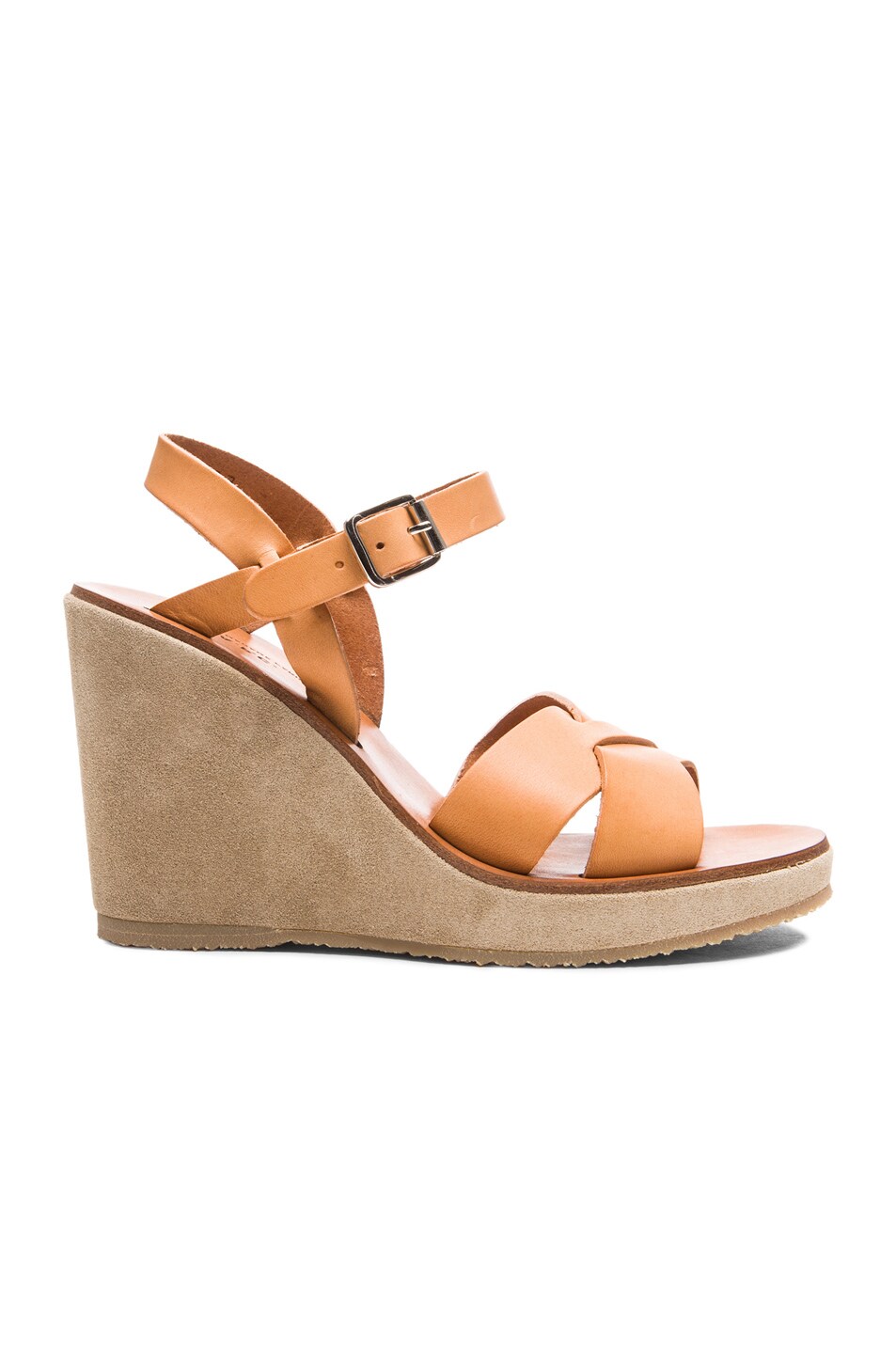 Image 1 of A.P.C. Juliette Leather Sandals in Beige Natural