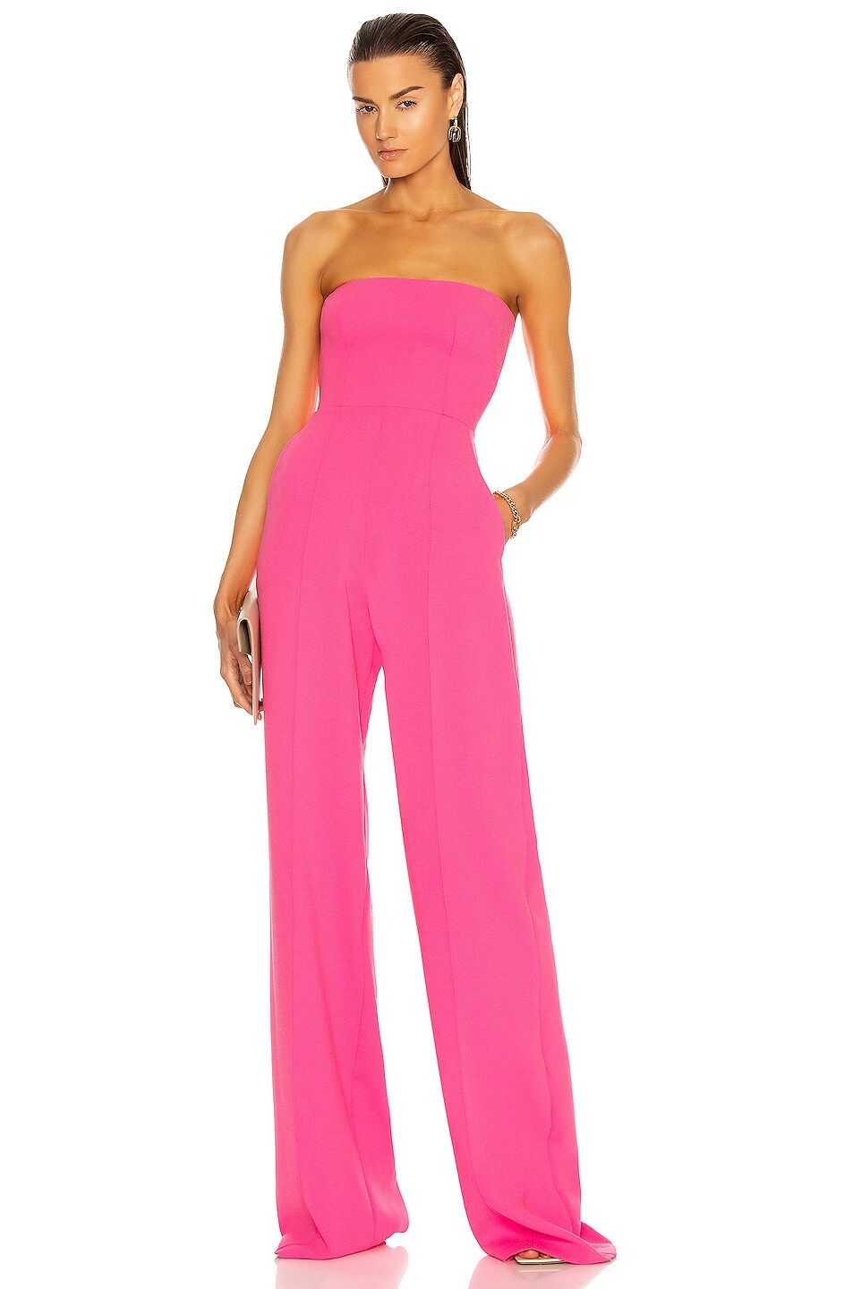 Image 1 of Alex Perry Mandel Jumpsuit in Pink