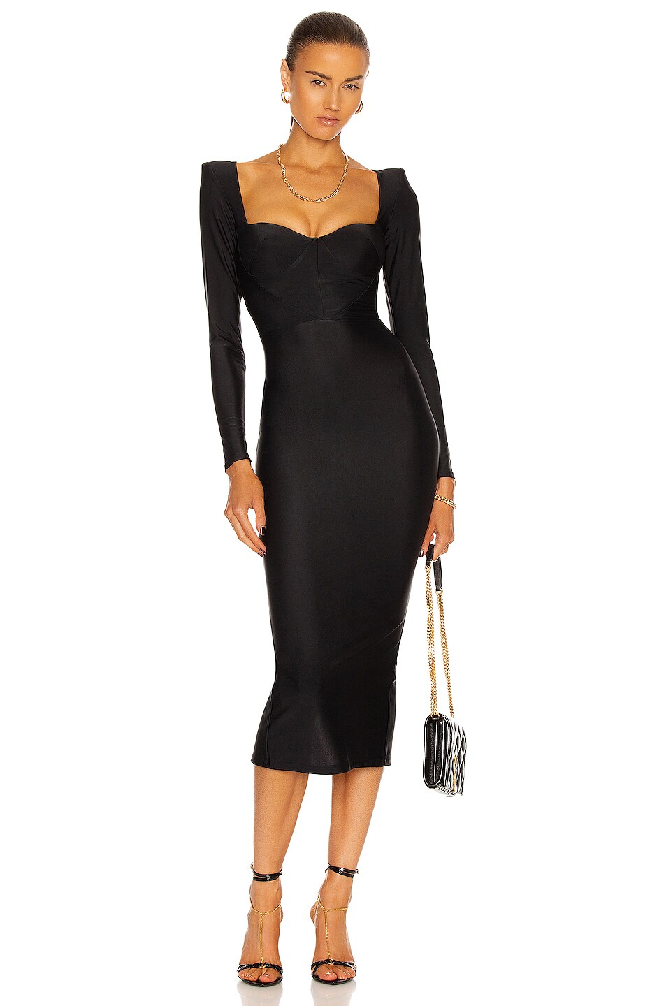 Image 1 of Alex Perry Lennon Dress in Black