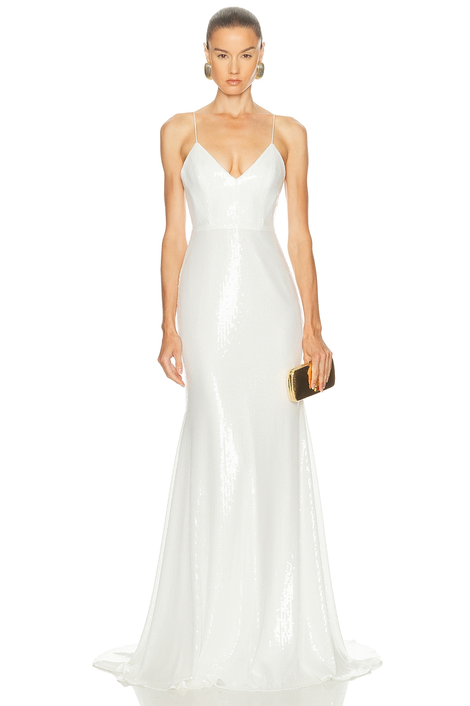 Image 1 of Alex Perry Bikini Gown in White