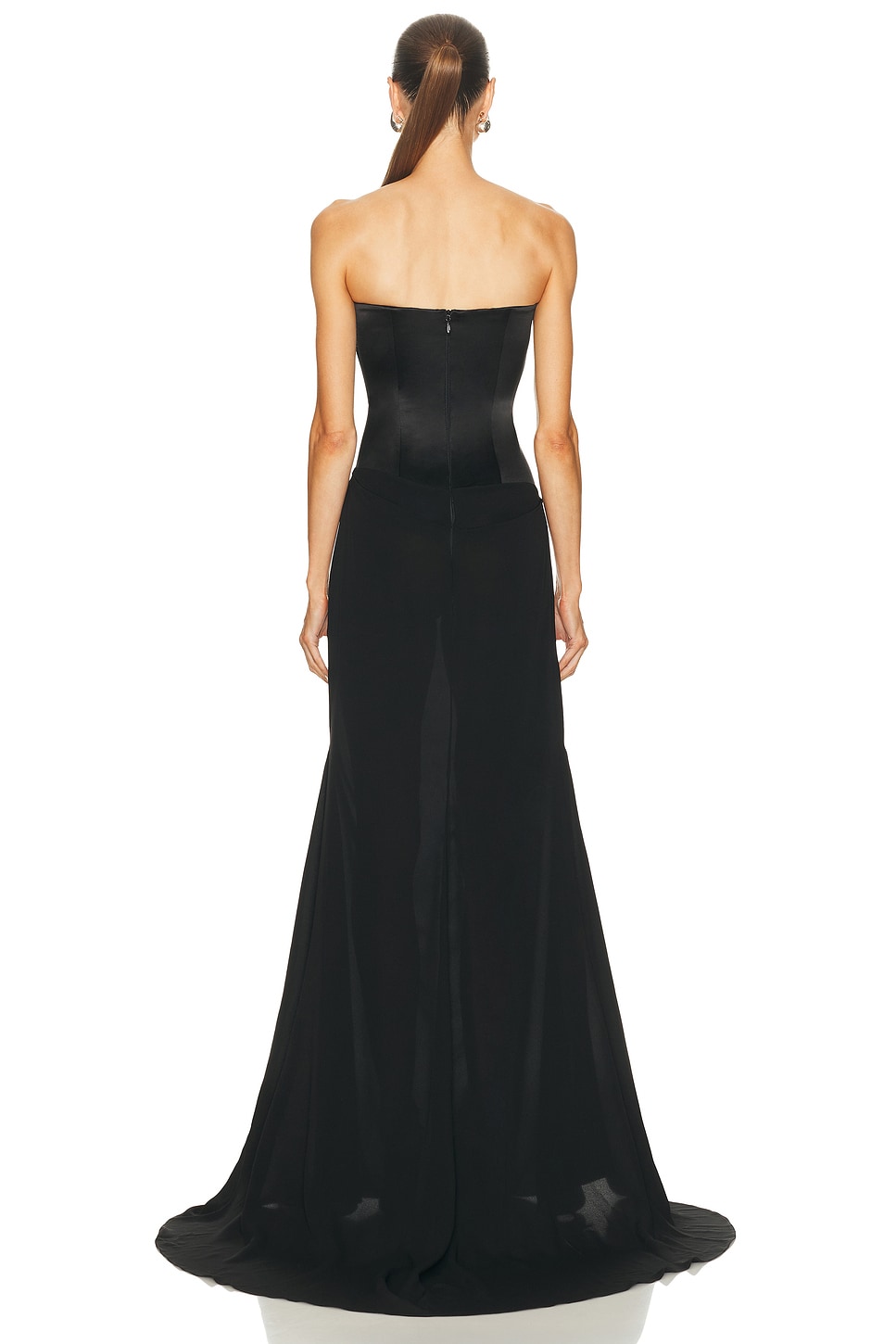 Strapless Longline Corset Gown