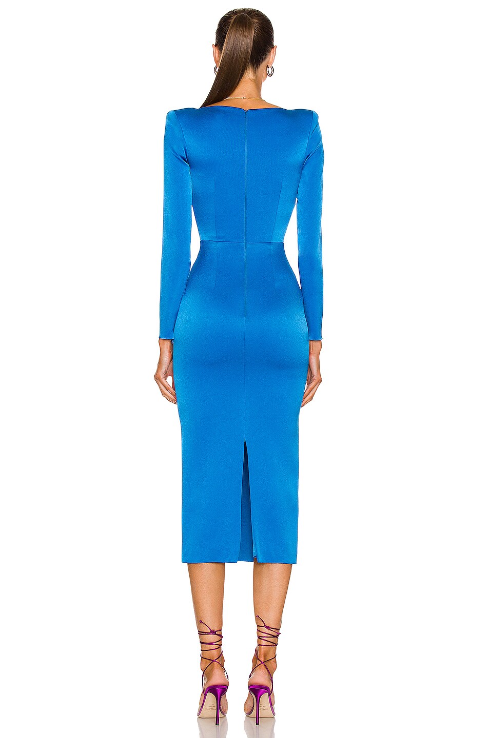 Alex Perry Banon Sweetheart Dress in Ocean | FWRD