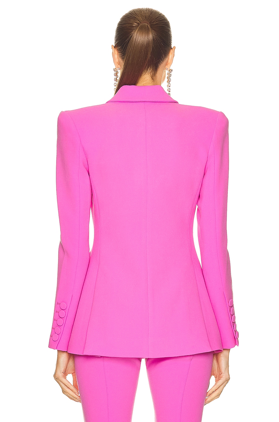 Alex Perry Carter Fitted Blazer in Pink | FWRD