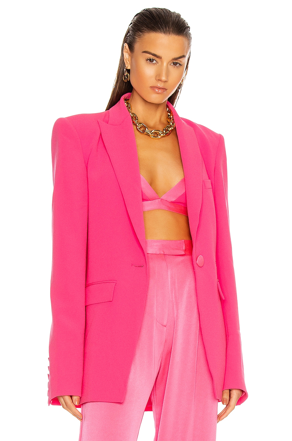 Image 1 of Alex Perry Carson Blazer in Pink