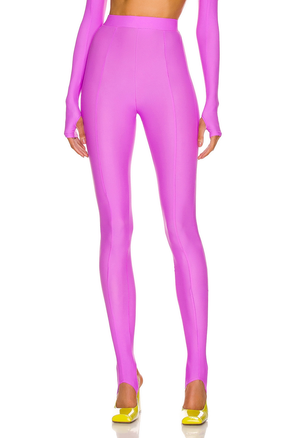 Image 1 of Alex Perry Carlin Stirrup Leggings in Orchid