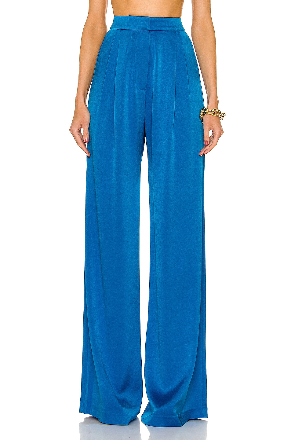 Image 1 of Alex Perry Hutton Wide Leg Pants in Ocean