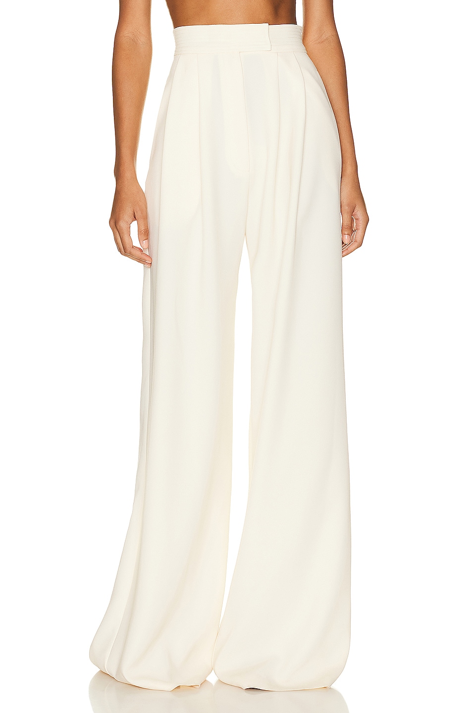 Image 1 of Alex Perry Harlan Wide Leg Pant in Cream