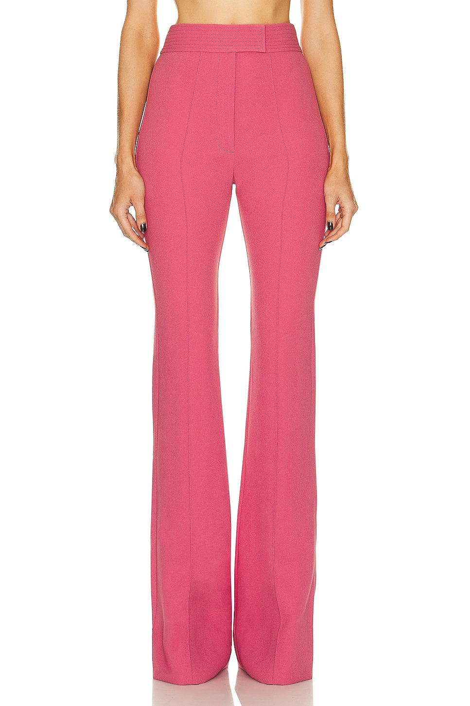 Image 1 of Alex Perry Flare Trouser in Garnet Rose