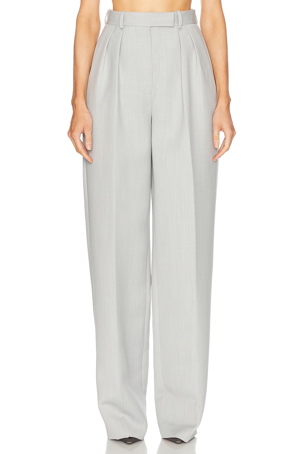 Image 1 of Alex Perry Tailored Trouser in Dove Grey