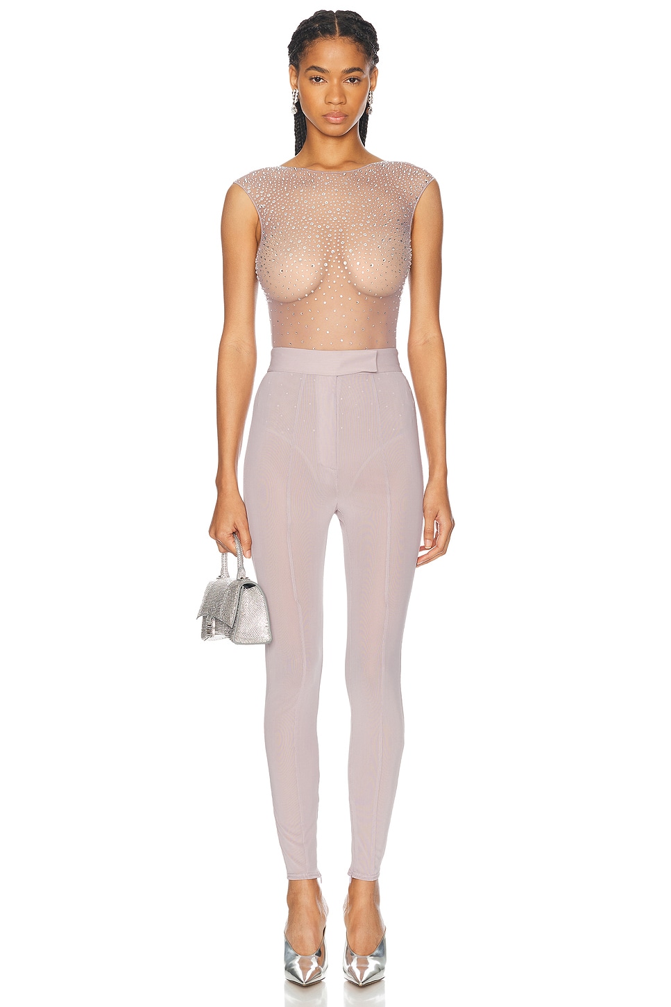 Power Mesh Legging - Thumbnail 6