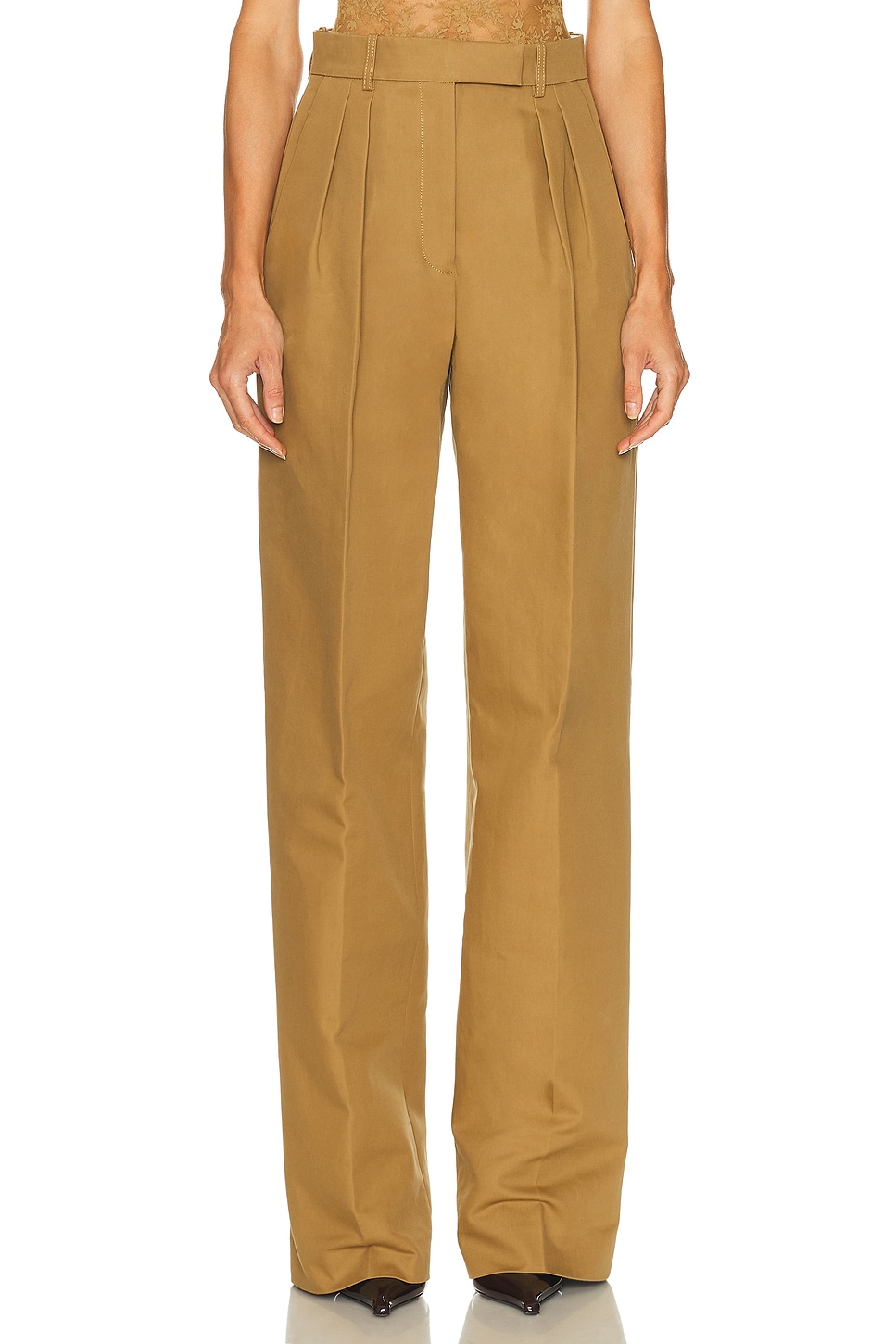 Image 1 of Alex Perry Tailored Trouser in Khaki