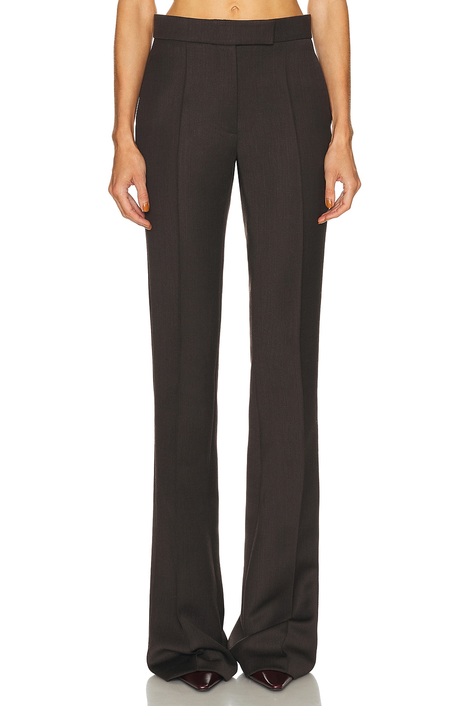 Image 1 of Alex Perry Flare Trouser in Espresso