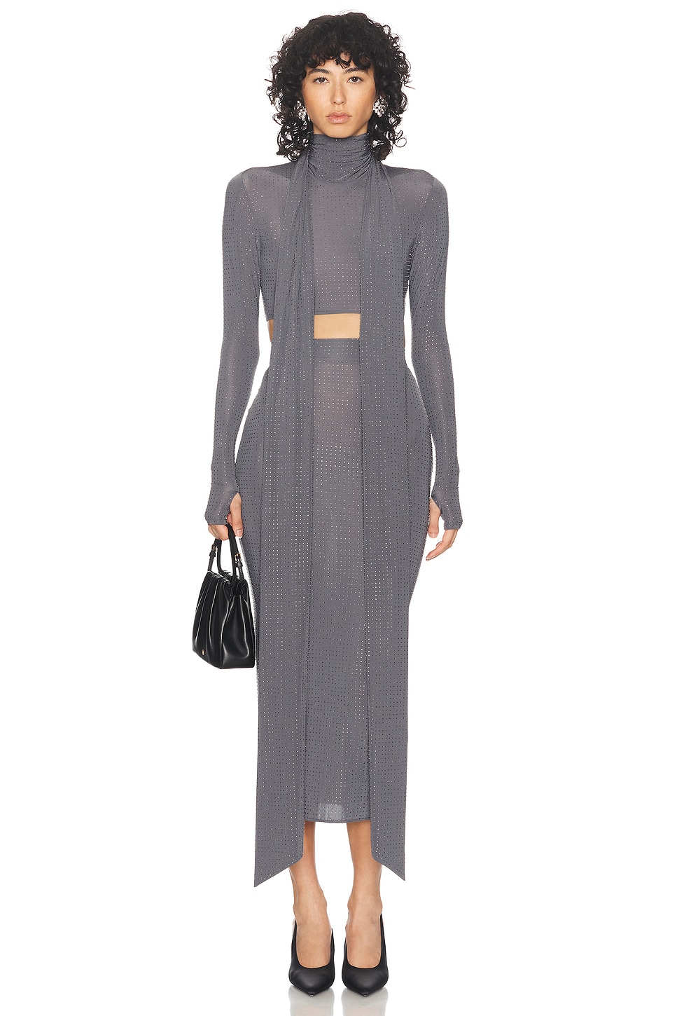 Alex Perry Crystal Skirt