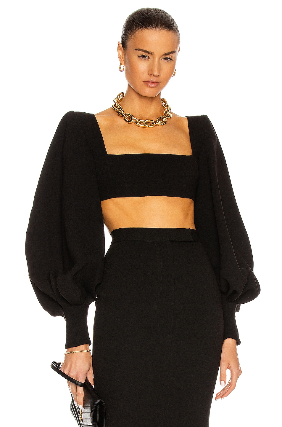 Image 1 of Alex Perry Bane Top in Black