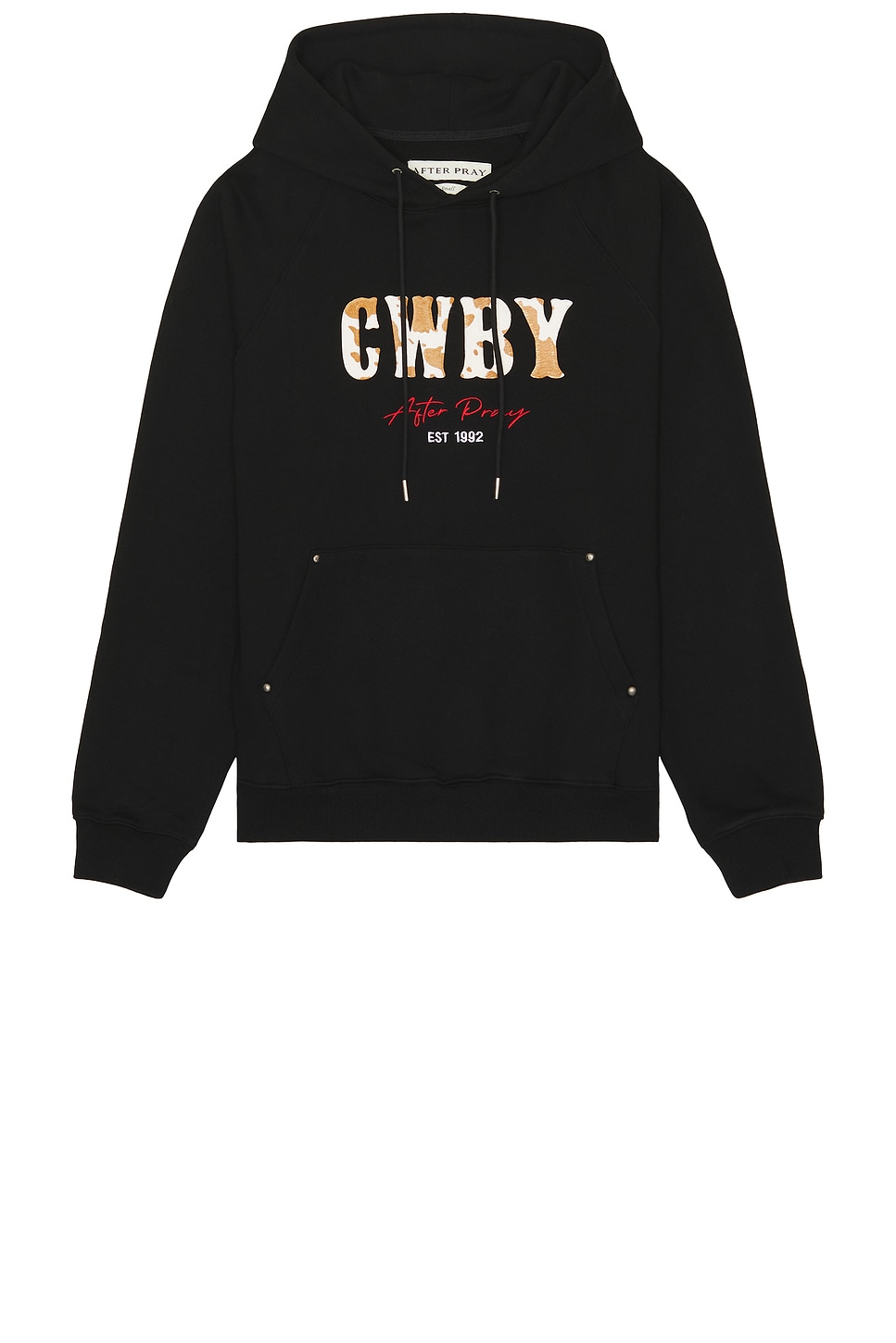 Cwby Pullover Hoodie in Black