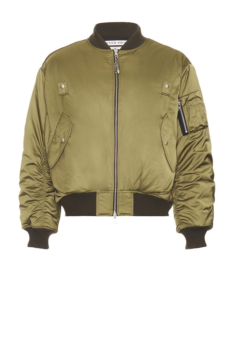 Image 1 of After Pray Reversible MA-1 Bomber in Khaki