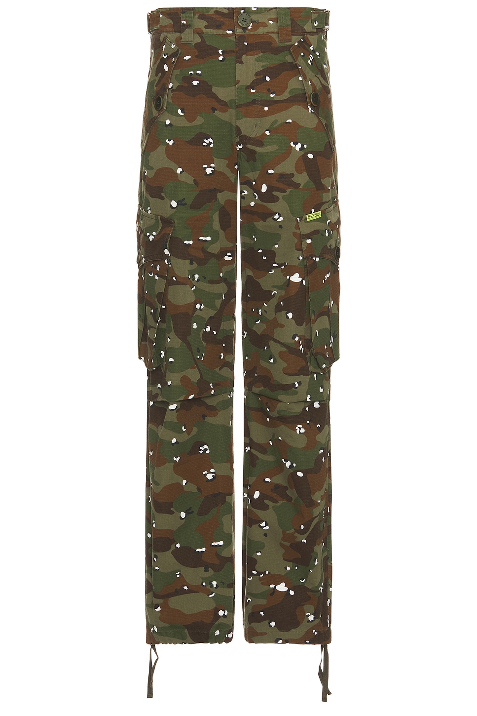 Image 1 of After Pray Military Camo Cargo Pants in Khaki