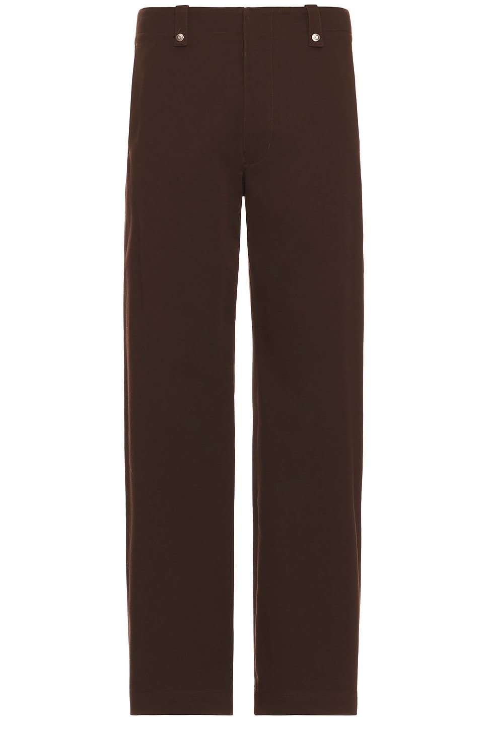 Wide Chino Pants in Brown