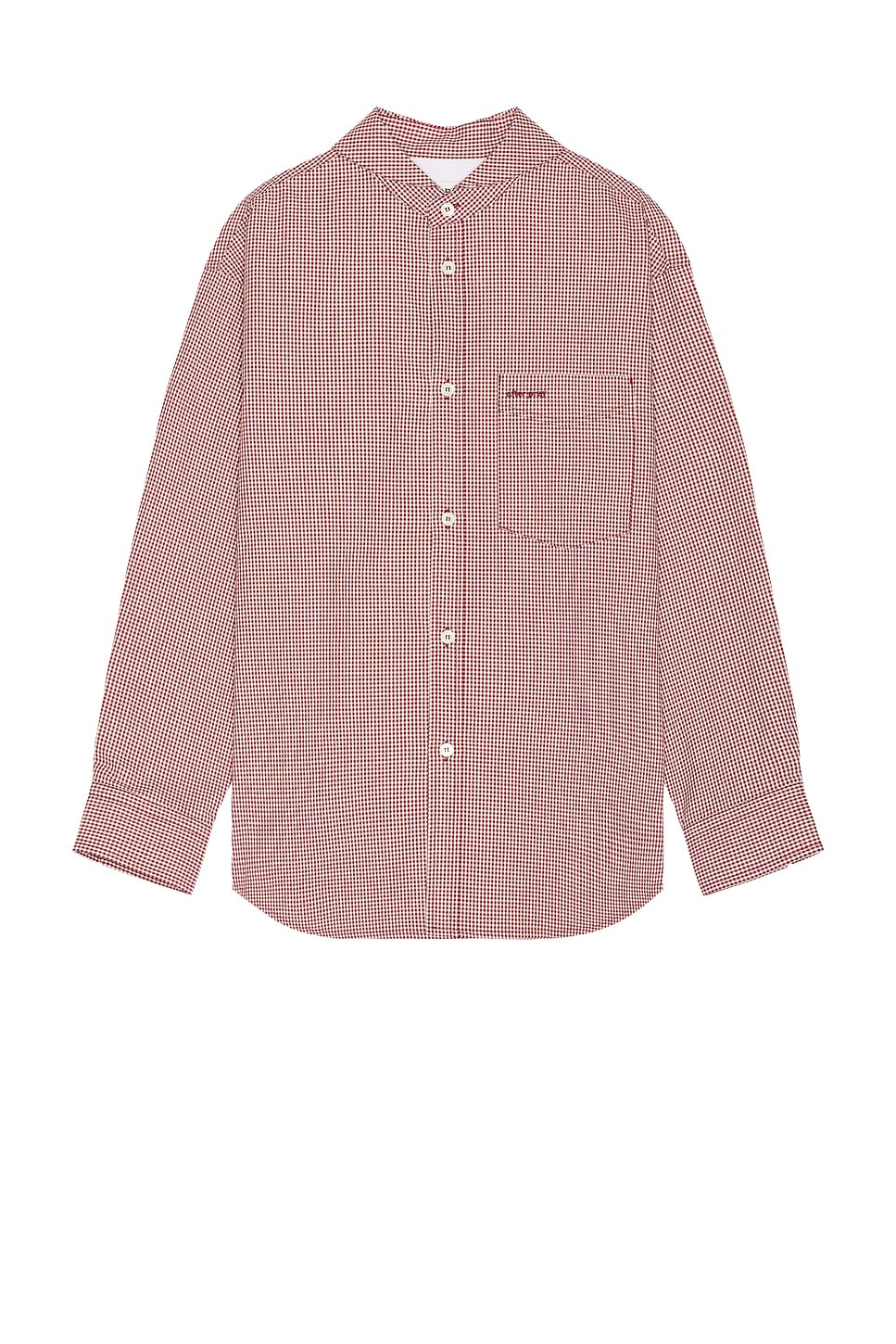 Image 1 of After Pray Scout Check Shirt in Burgundy