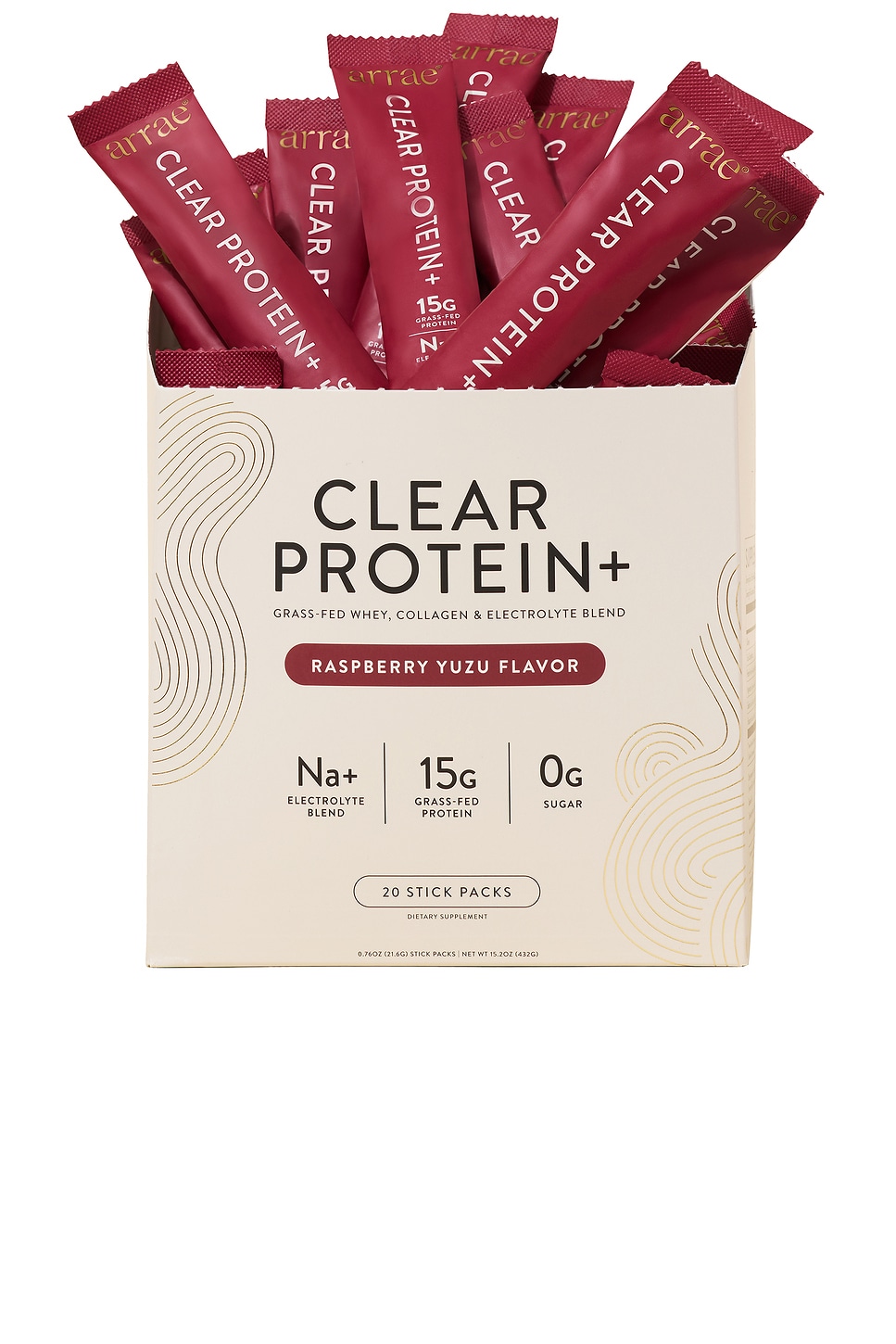 Arrae Clear Protein+ Grass-Fed Protein & Electrolyte Blend in Beauty: NA