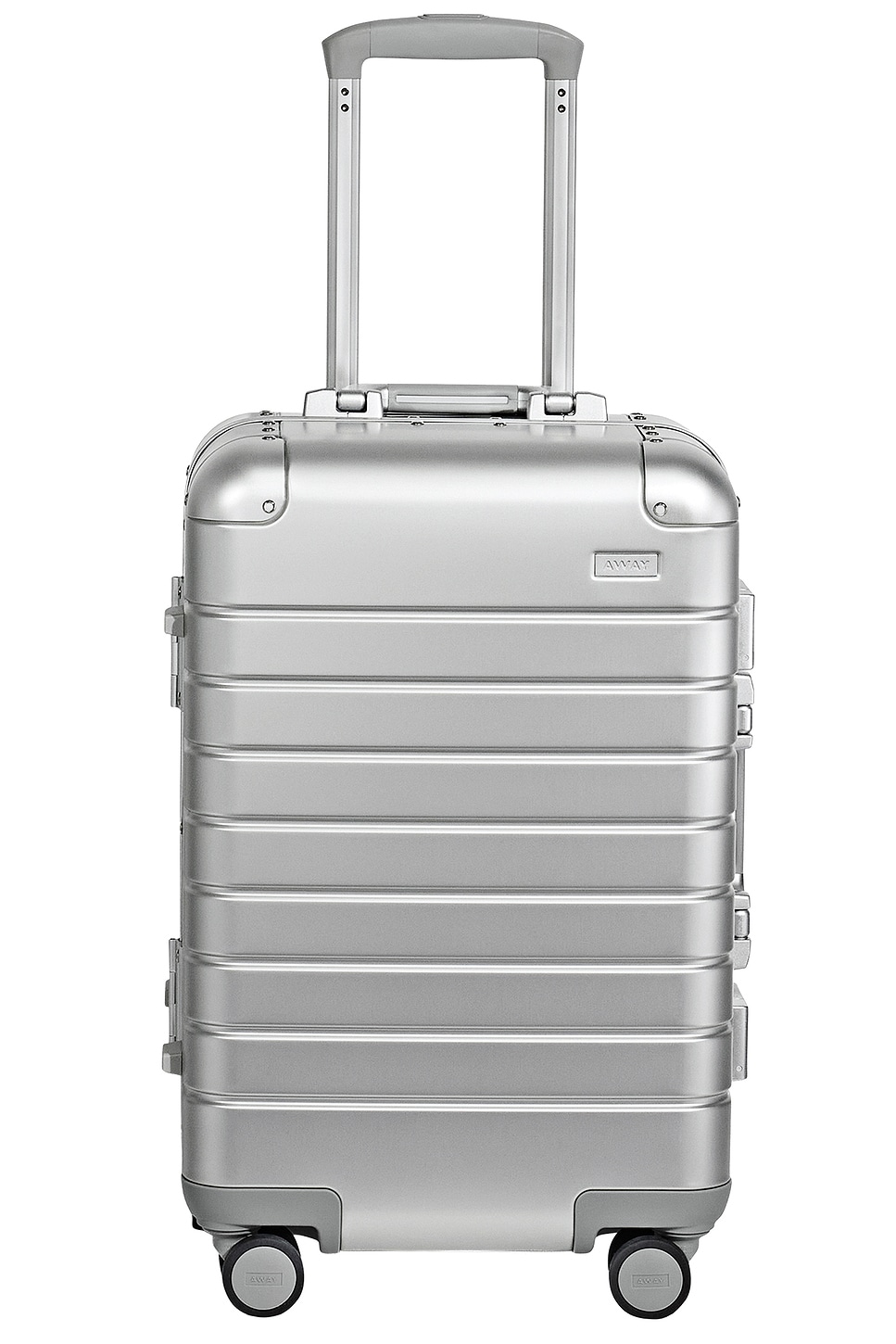 Away Aluminum Carry On in Metallic Silver