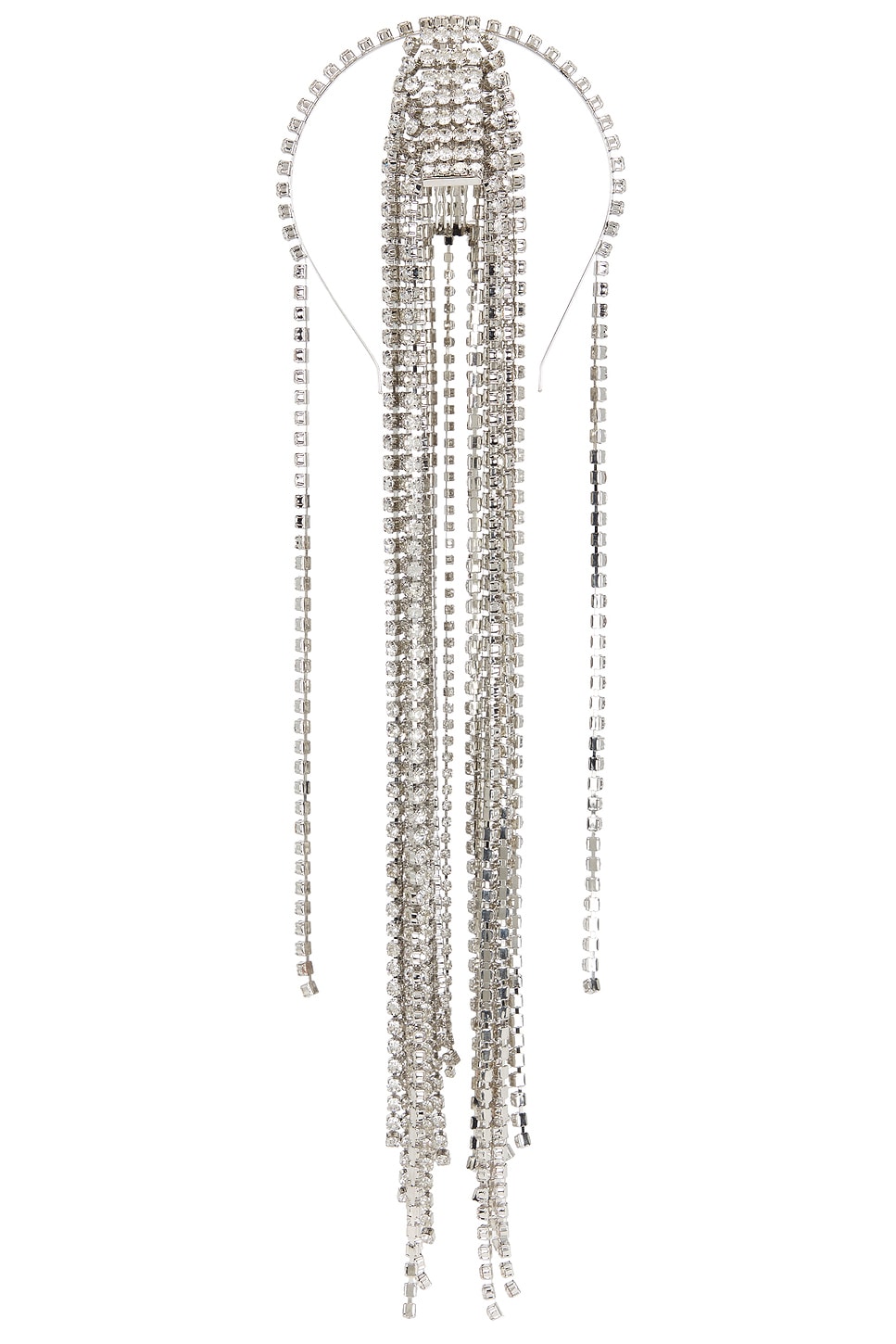 Area Crystal Fringe Headband