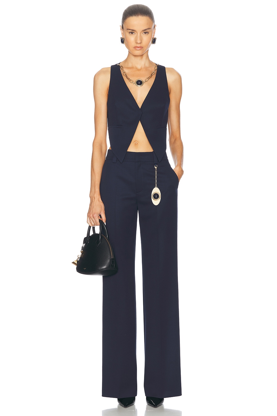 Area Chain Plate Straight Leg Trouser thumbnail