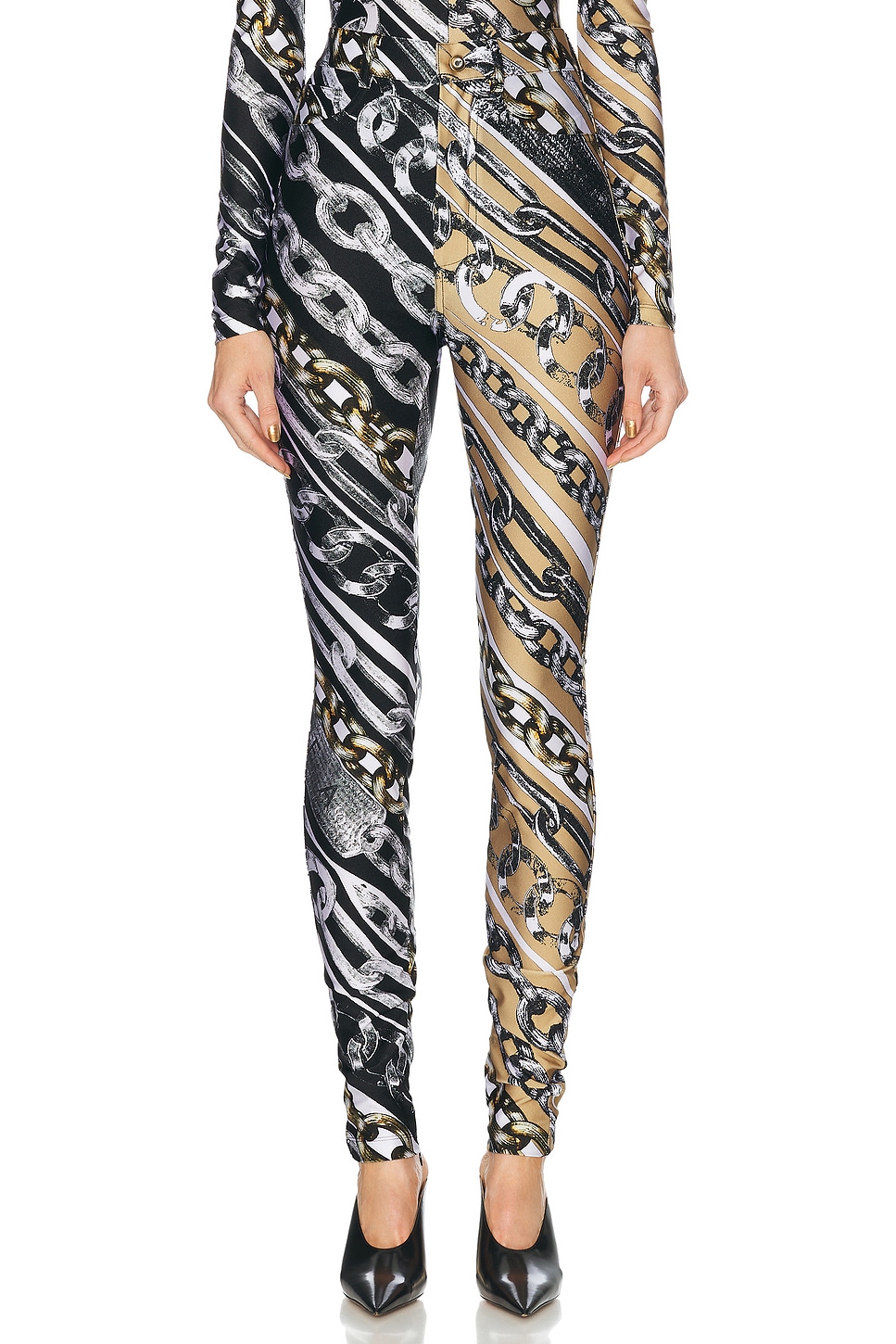 Printed Legging in Black