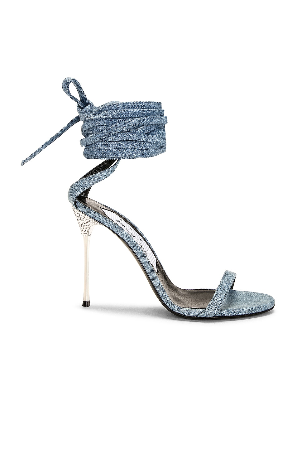 Image 1 of AREA x Sergio Rossi Sandal Boot 95 in Blue