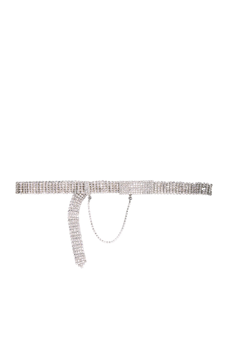 Image 1 of Alessandra Rich Crystal Embellished Belt in Crystal