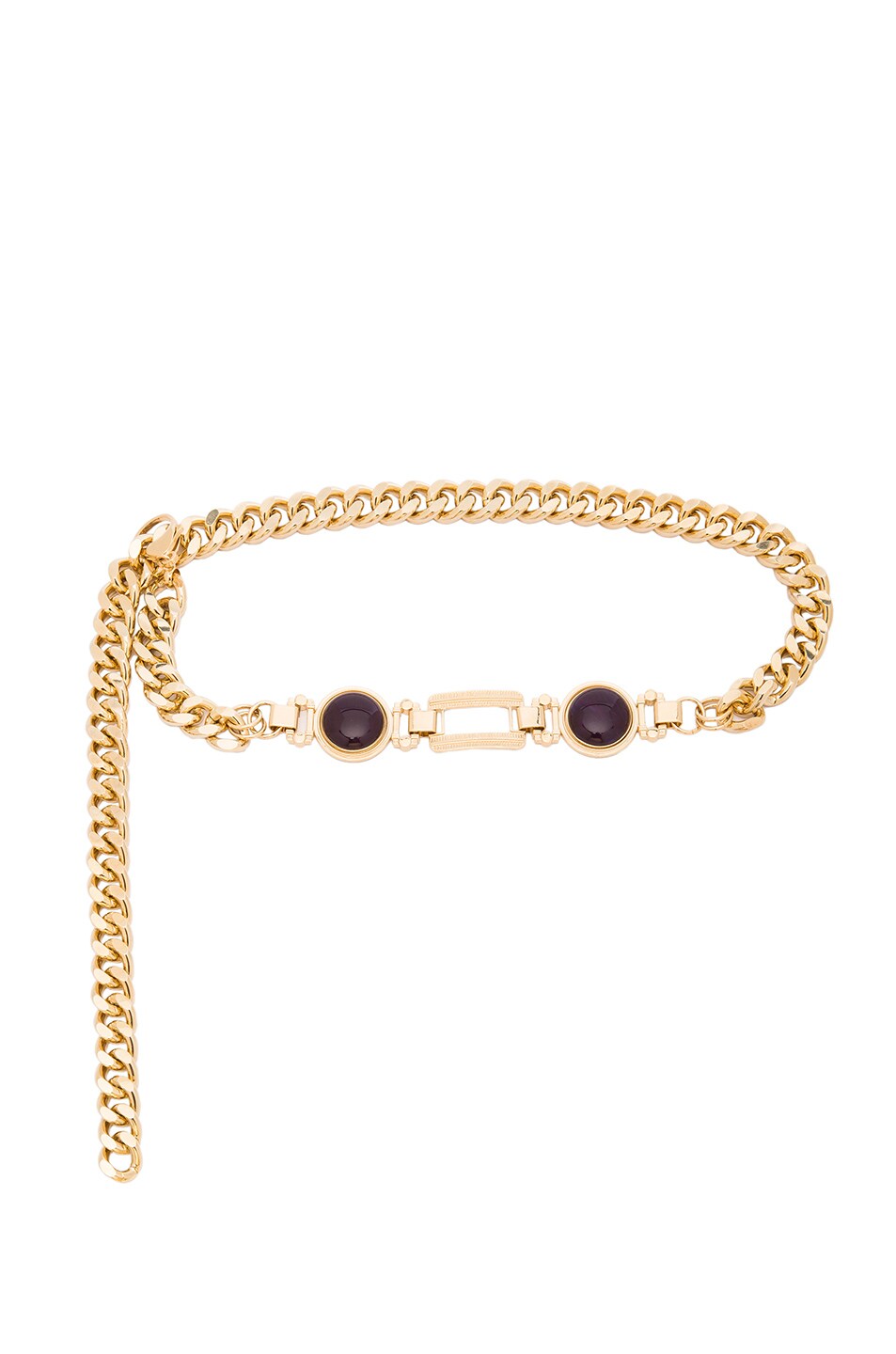 Image 1 of Alessandra Rich Chain Belt in Gold