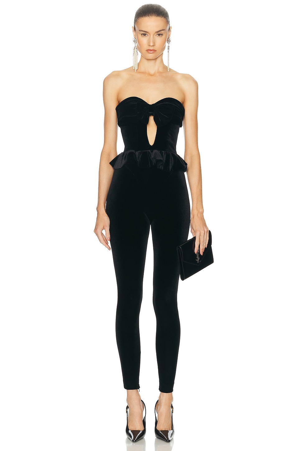 Bustier Jumpsuit in Black