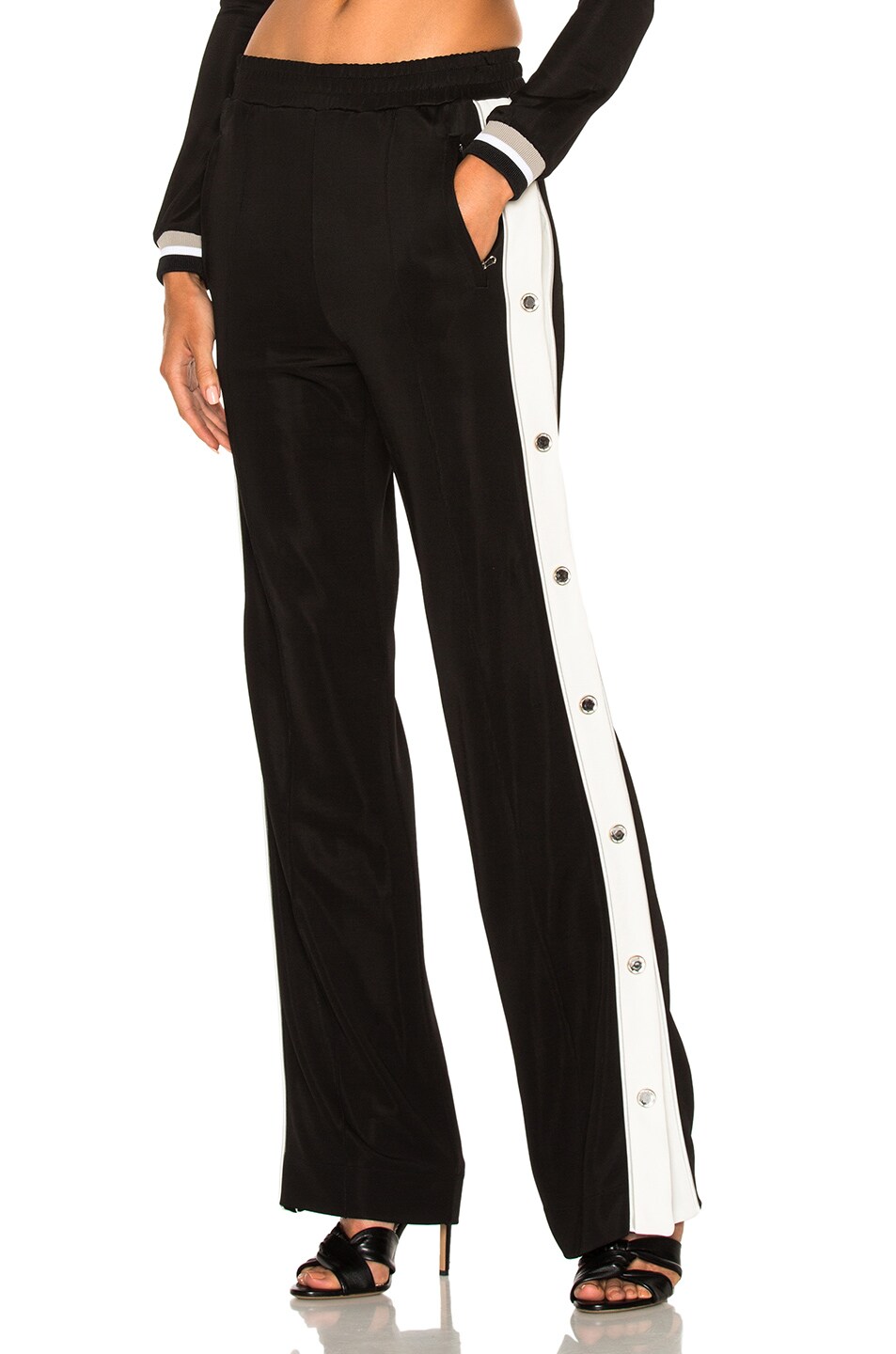Image 1 of Alessandra Rich Tracksuit Pants in Black