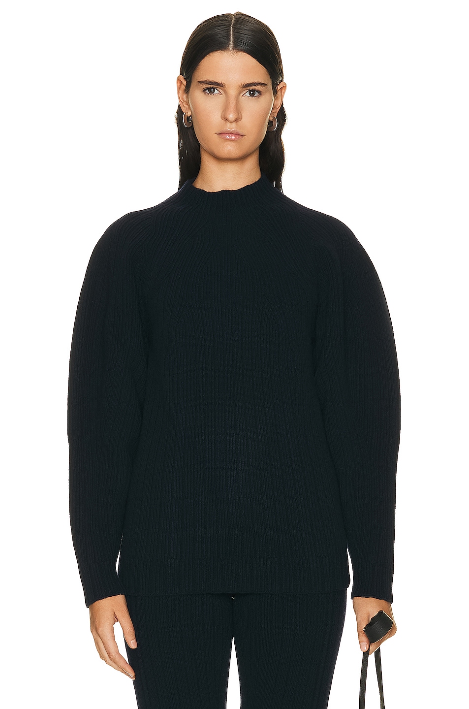 Image 1 of Aeron Avenue Cashmere Sweater in Navy