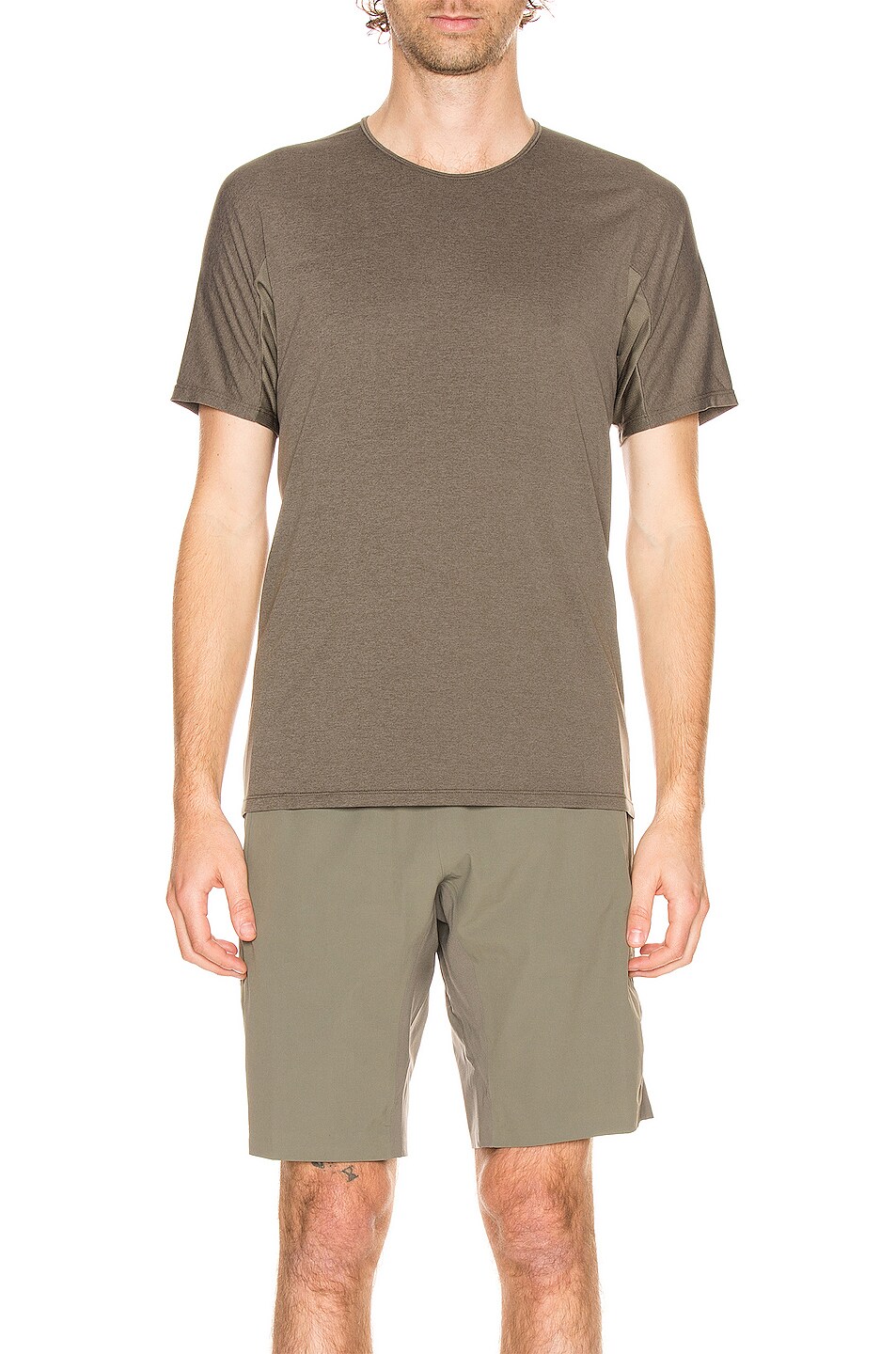 Image 1 of Veilance Cevian Comp Short Sleeve Tee in Clay