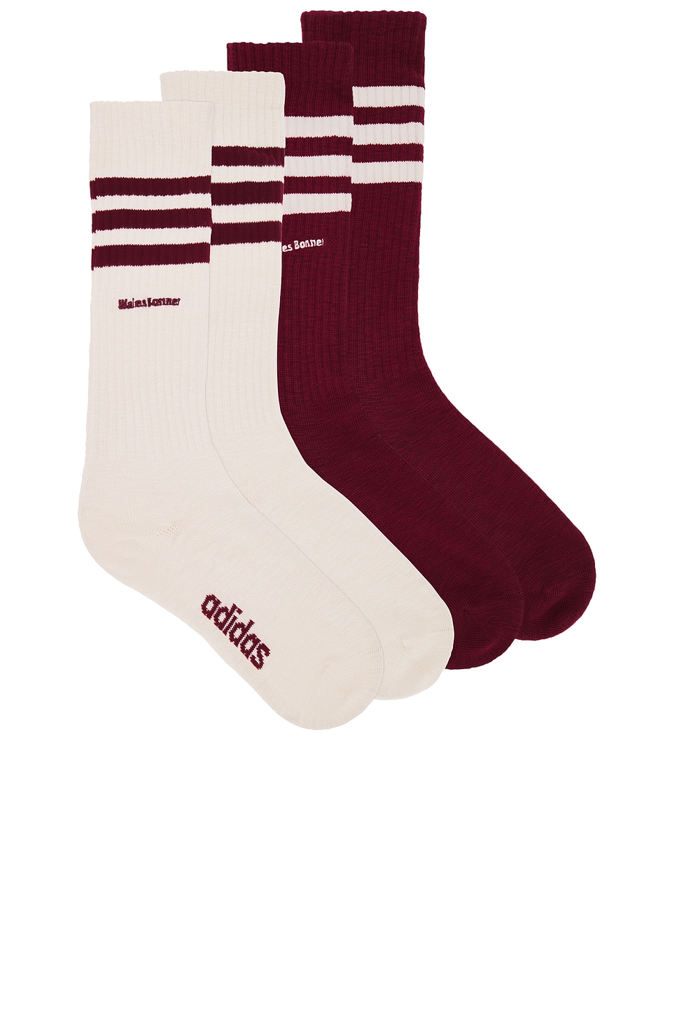 3s Socks in Burgundy