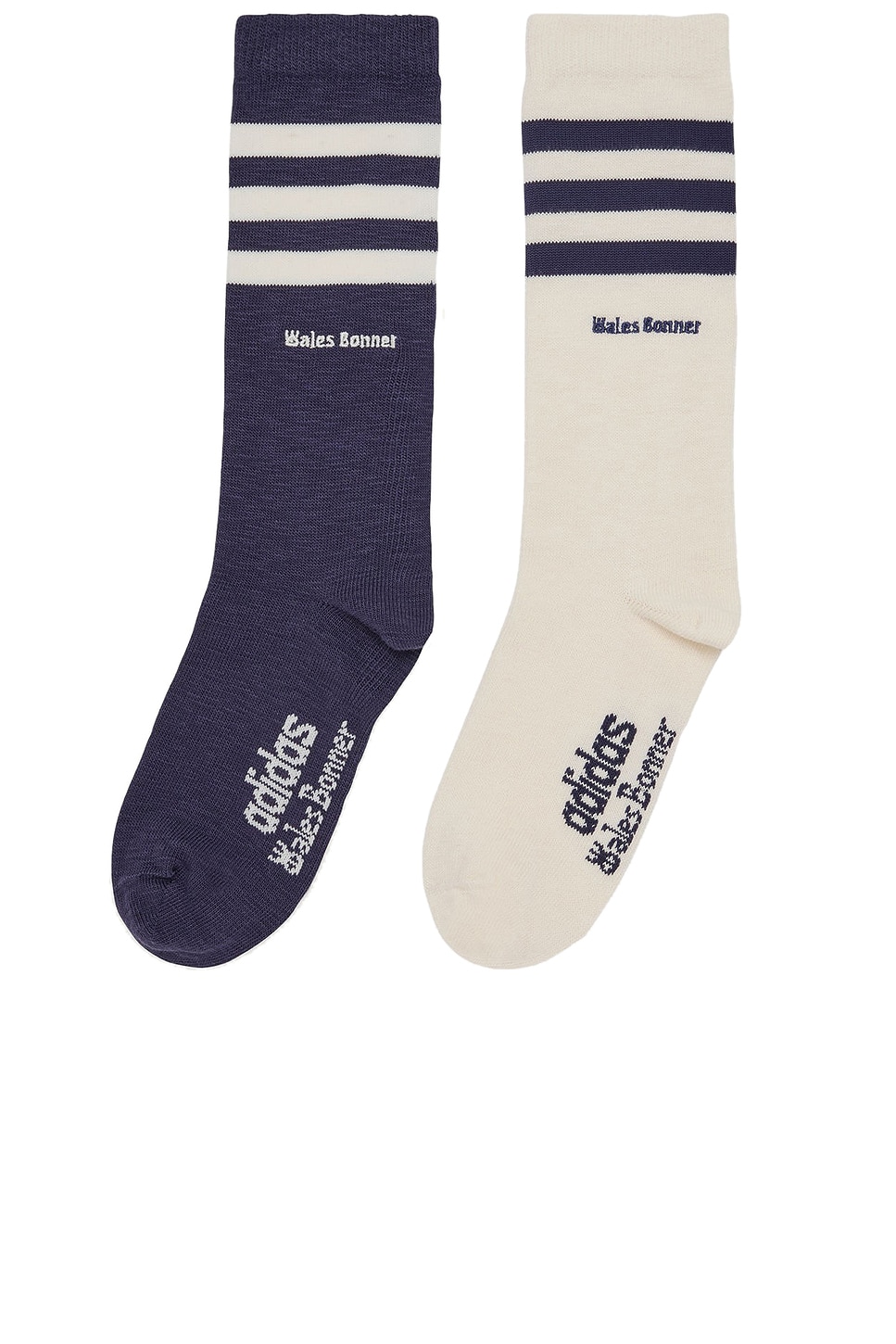 3S Socks in Navy,White